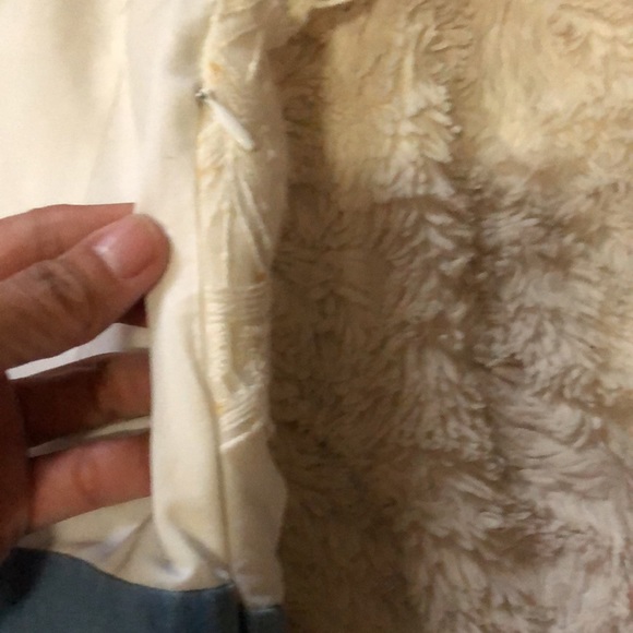 TODAY ONLY: GIRLS MOSCHINO KNEE HIGH WHITE AND DENIM DRESS WITH SIDE POCKETS - Picture 5 of 8